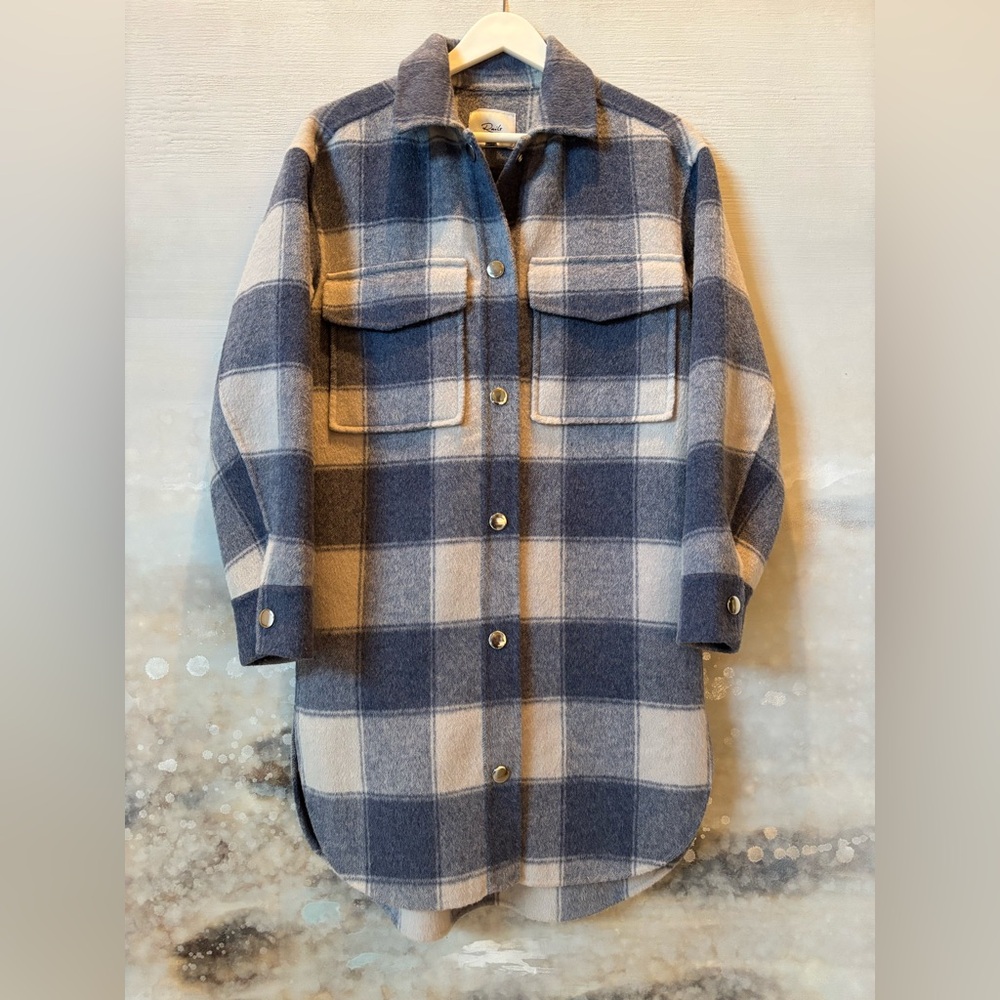 Rails Blue Buffalo Check Coat